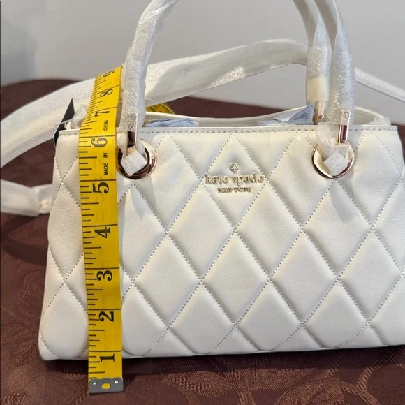 ♠️Kate Spade New York Carey Quilted Leather Satchel. - Picture 12 of 15